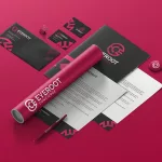 Branding stationery mockup. Branding design