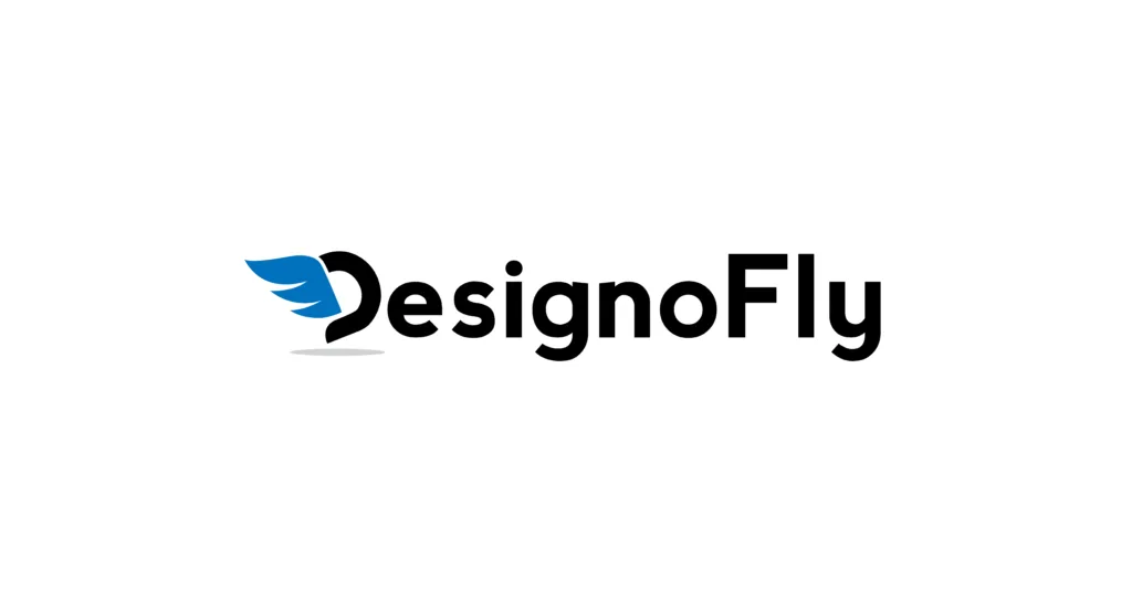 DesignoFly Logo, a graphic design agency with global presence