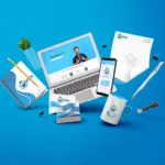 Master mobile branding design and stationery
