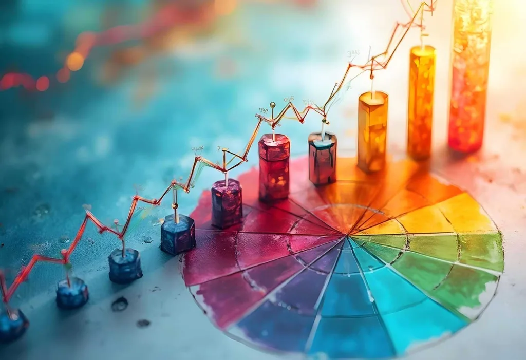 Chart illustrating the psychological impact of colors in marketing strategies.